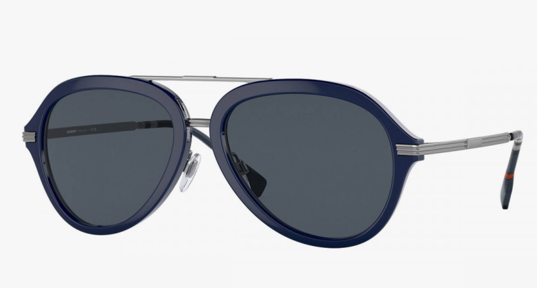 BURBERRY AVIATOR NAVY FRAME – EAGLE LENS INC