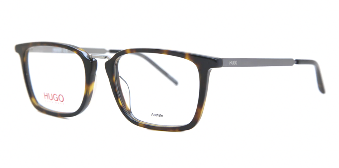 HUGO BOSS MENS TORTOISE BROWN FRAME