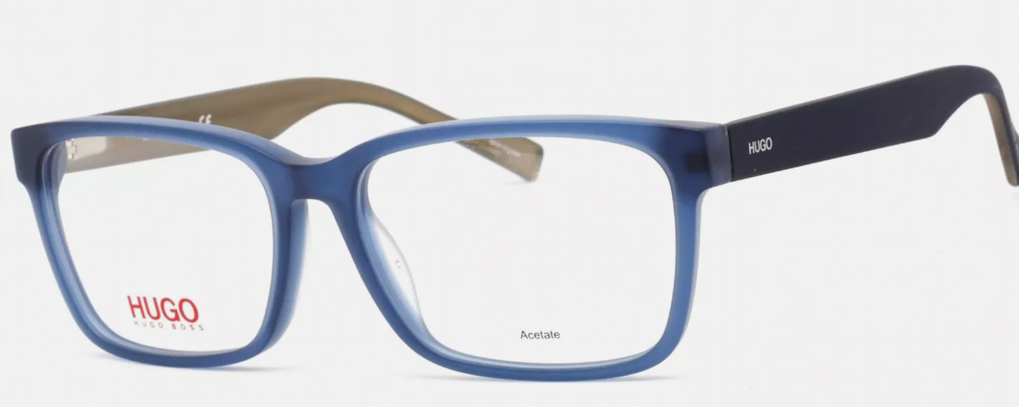 HUGO BOSS MENS MATTE BLUE FRAME