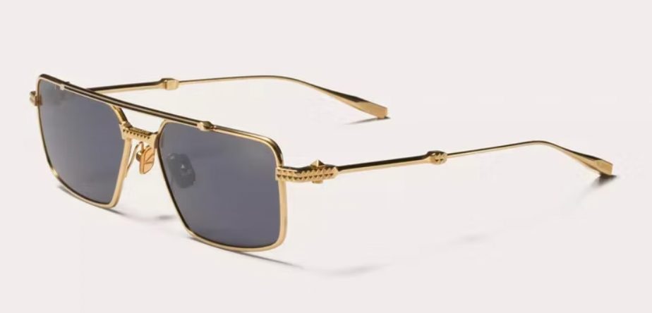 VALENTINO SUNGLASSES GOLD/BLACK POLARIZED