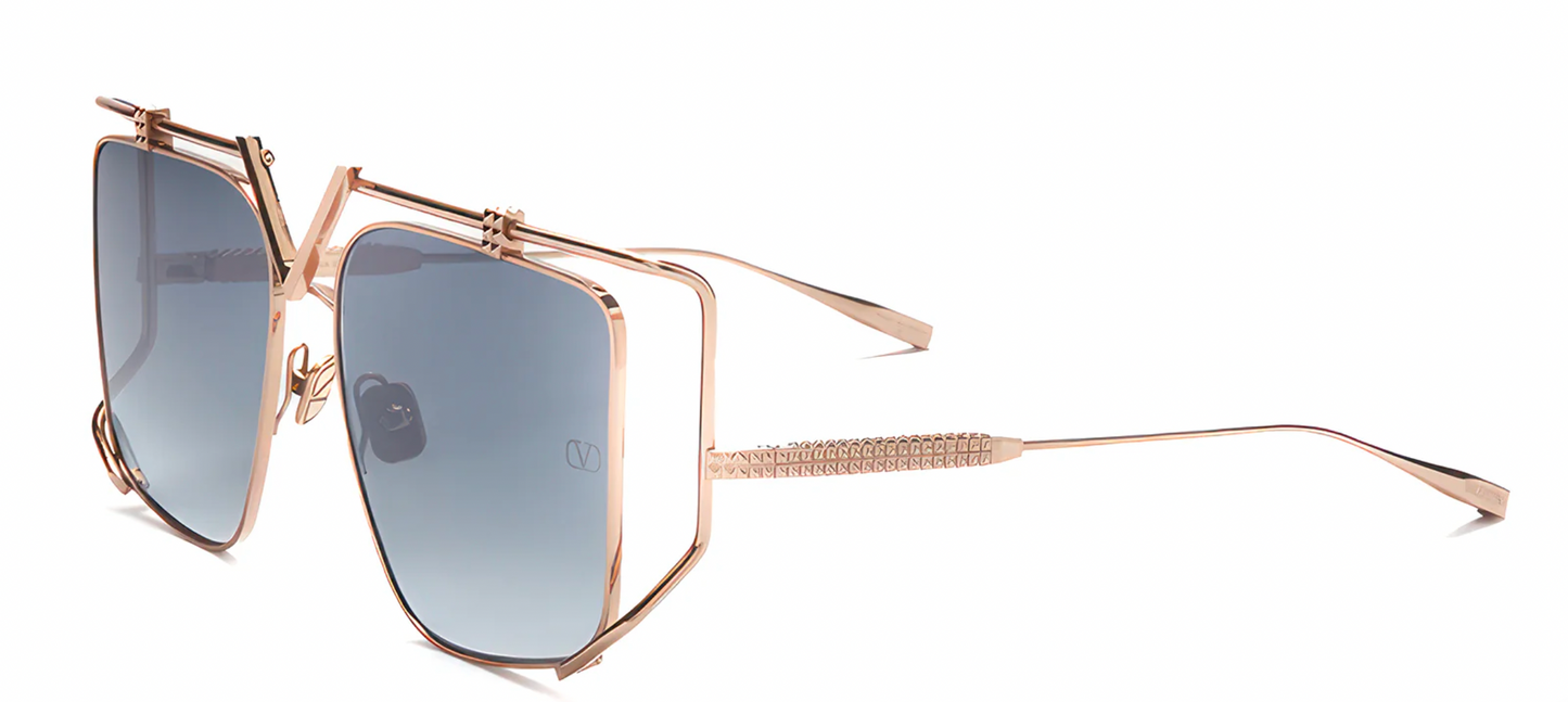 VALENTINO VLS116A GOLD FRAME POLARIZED BROWN
