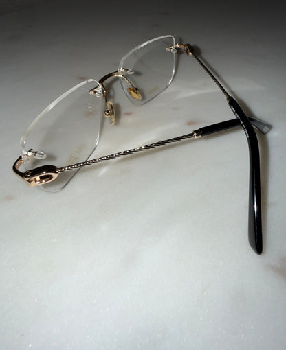 PAUL VOSHERONT GOLD 23KPG RIMLESS