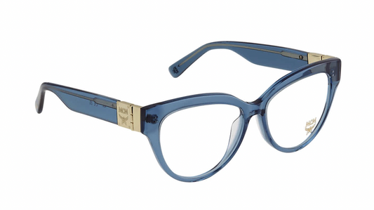 MCM WOMENS TRANSPARENT BLUE FRAME