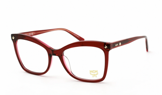 MCM WOMENS FRAME TRANSPARENT RED