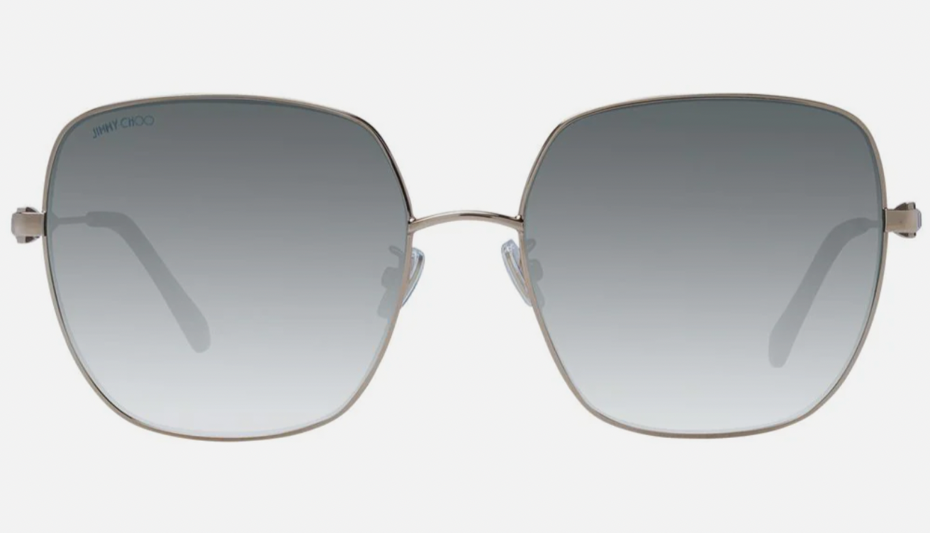 JIMMY CHOO WOMENS SILVER METAL FRAME GRADIENT GREY LENS