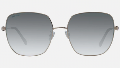 JIMMY CHOO WOMENS SILVER METAL FRAME GRADIENT GREY LENS