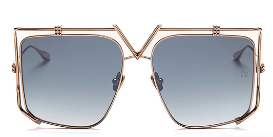 VALENTINO VLS116A GOLD FRAME POLARIZED BROWN
