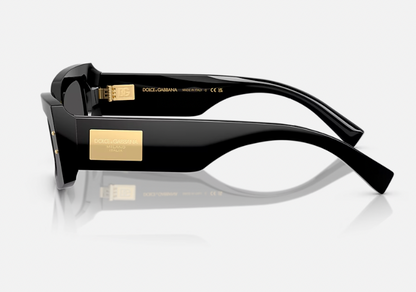 DOLCE&GABBANA WOMENS BLACK SUNGLASSES