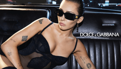 DOLCE&GABBANA WOMENS BLACK SUNGLASSES